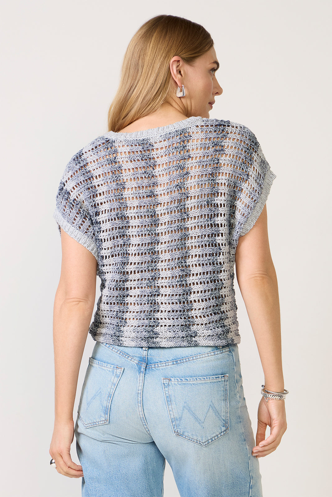 Ballast Crochet Stripe Top