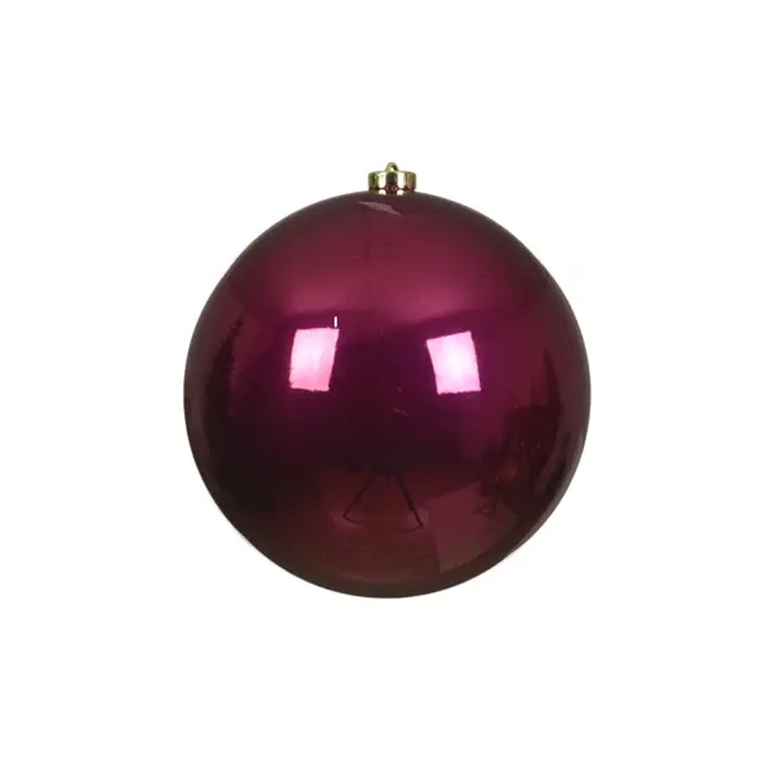 Oxblood Red Ball Ornament