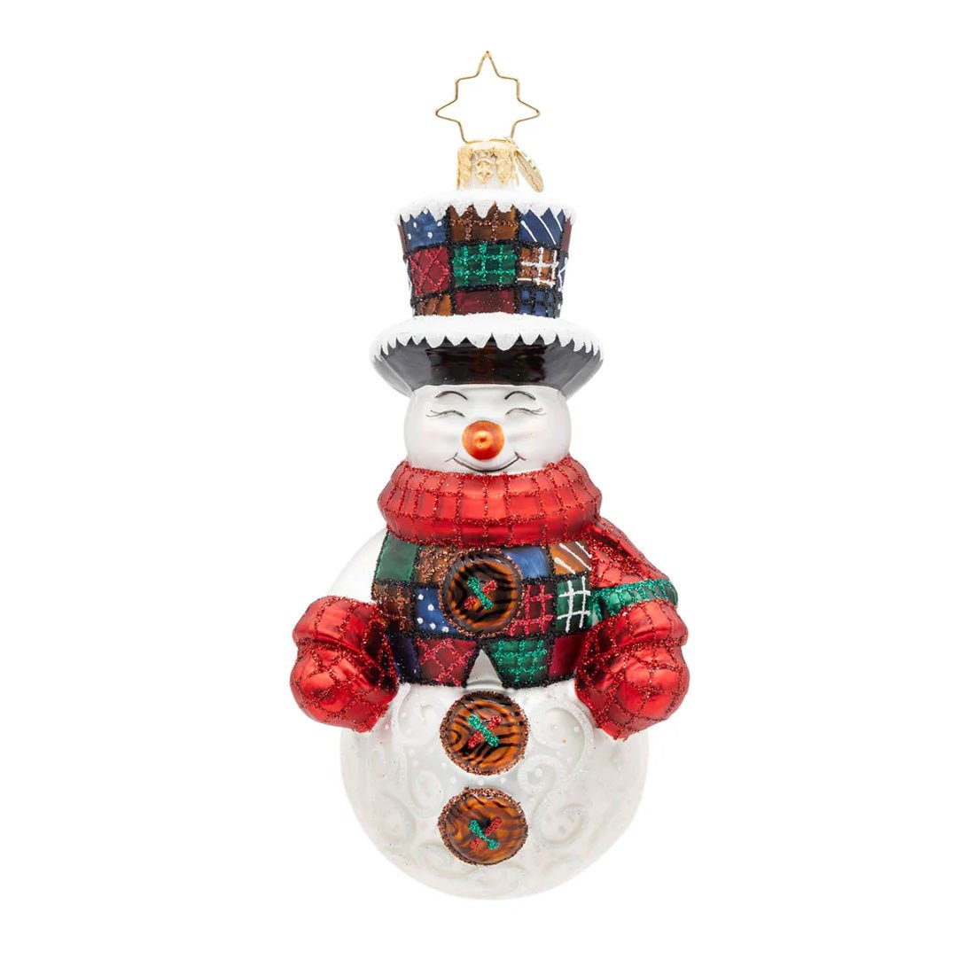 2026 Plaid Tidings Ornament