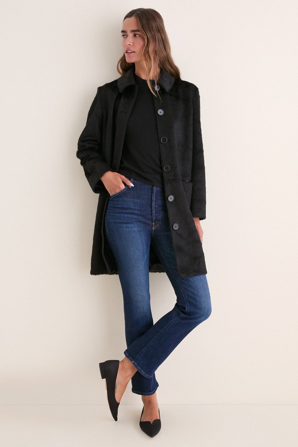 Black Pony Hair Laurence Jacket