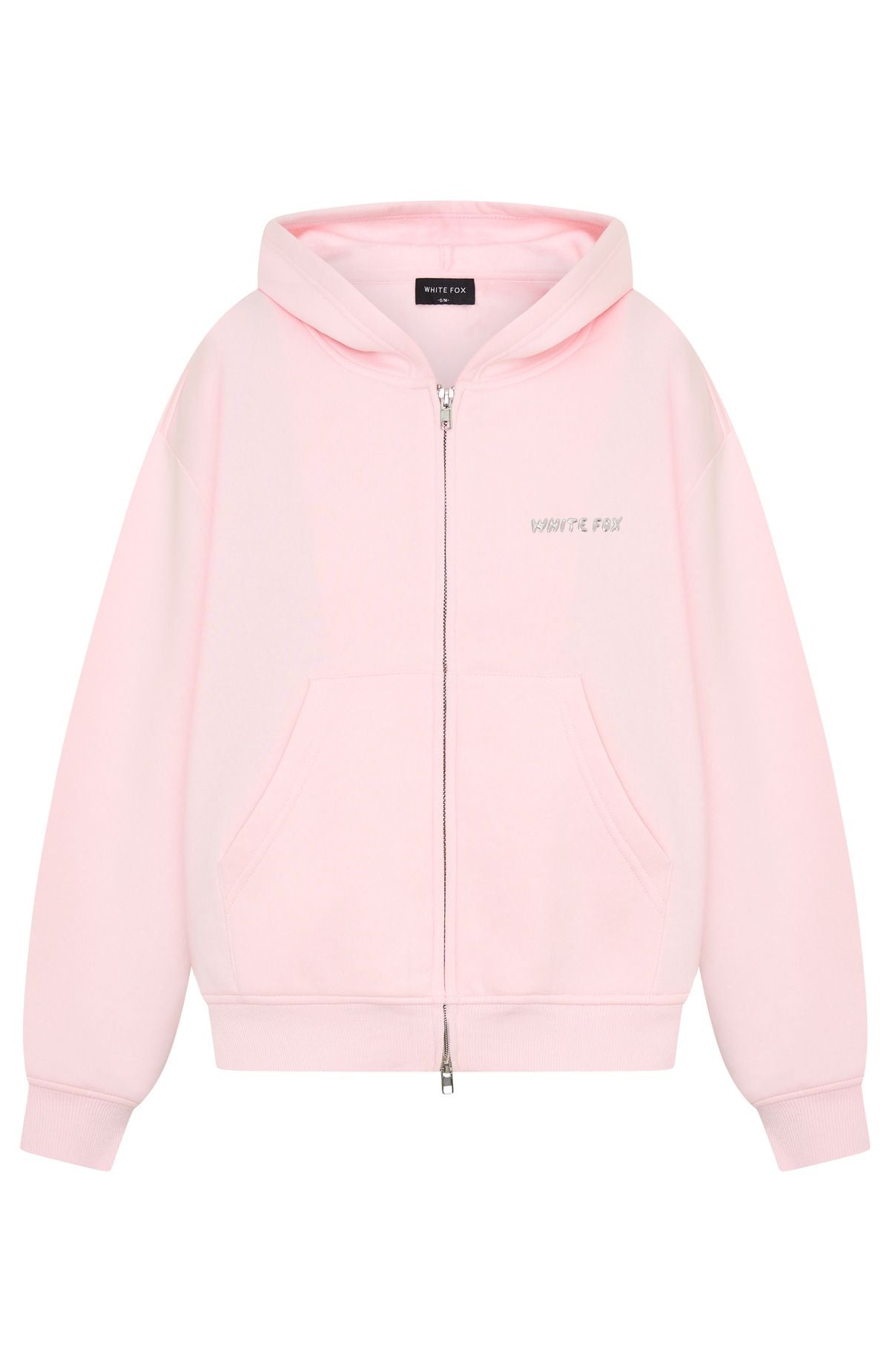 Test Drive Boxy Zip Front Hoodie Icy Pink