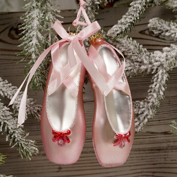 4.5Inch Glass Ballet Shoes Ornament