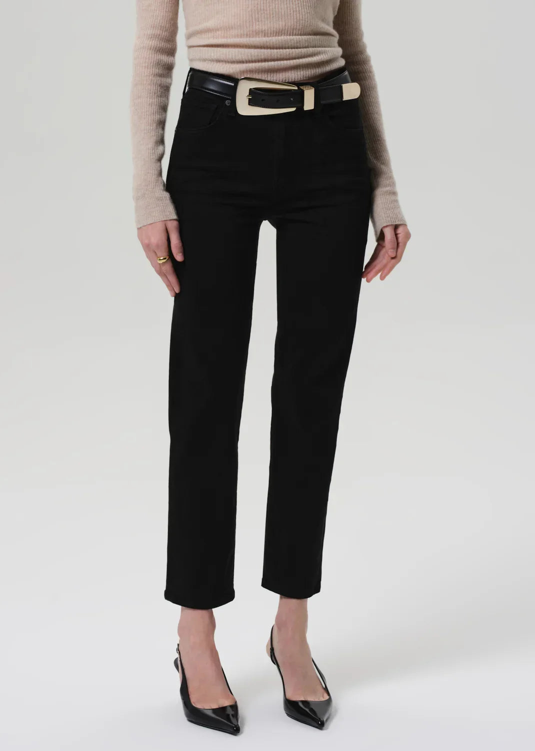 CAIA STRAIGHT IN PLUSH BLACK
