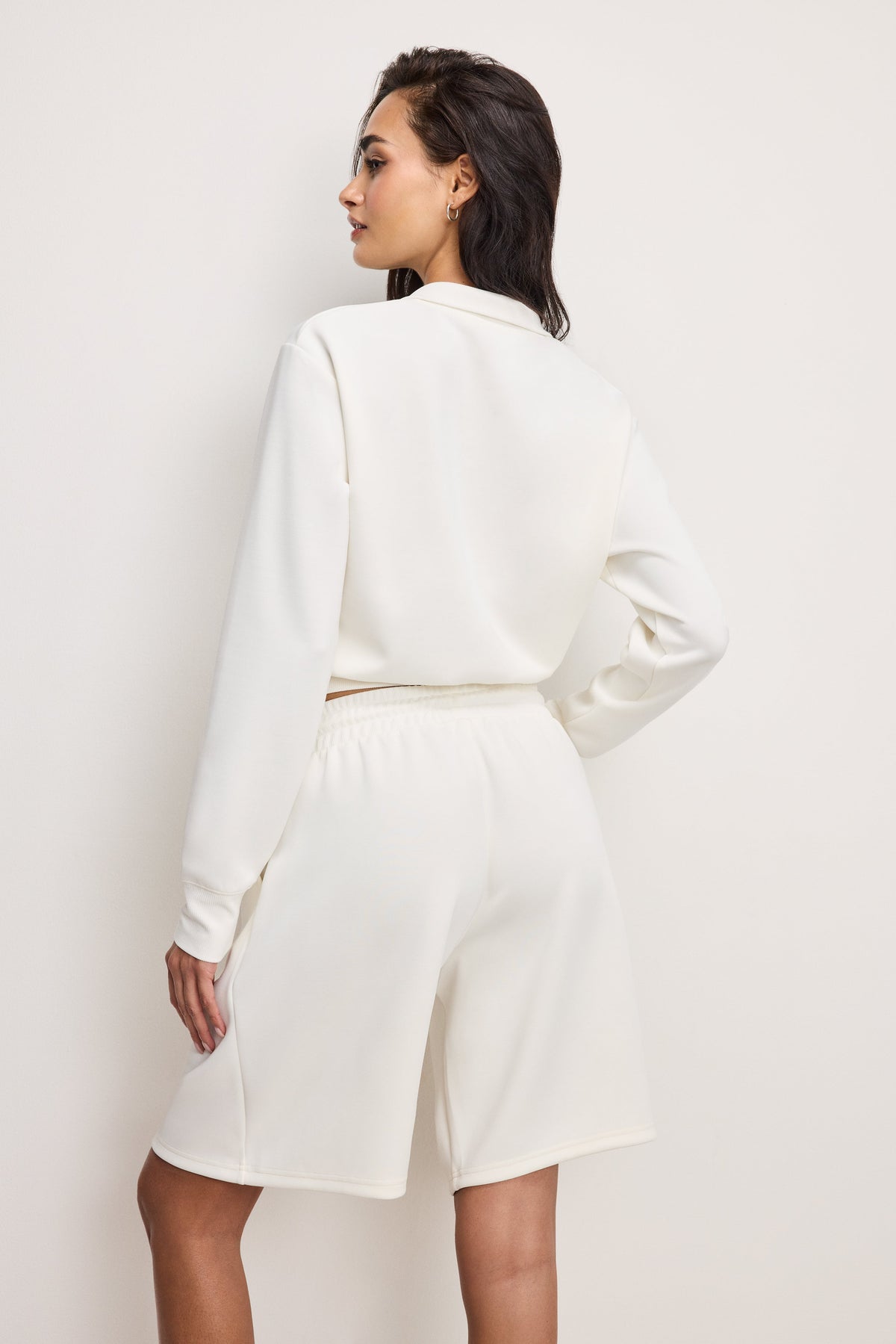 AIR SOFT HALF ZIP SWEATSHIRT | CLOUD WHITE