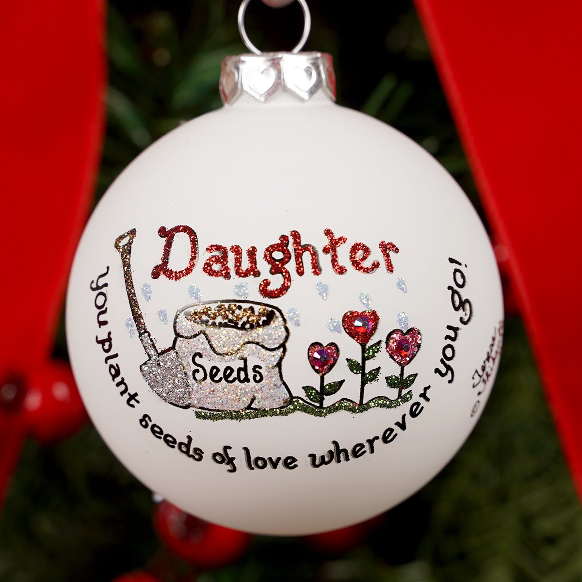 Daughter Seeds of Love Ornament