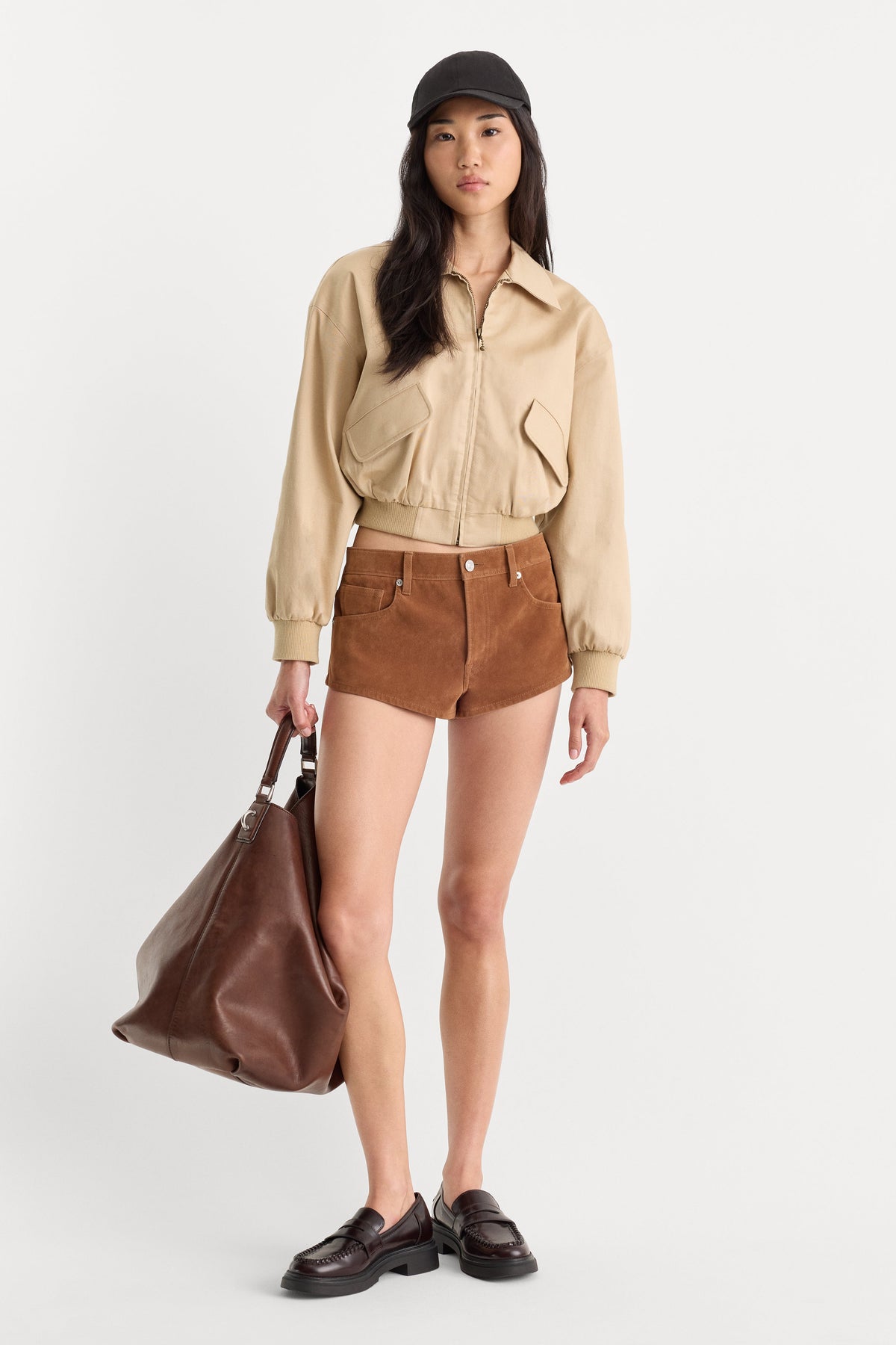 THE TWILL BOMBER JACKET | DUNE MIST