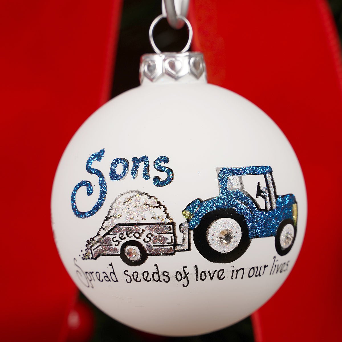 Sons Spread Seeds of Love Ornament