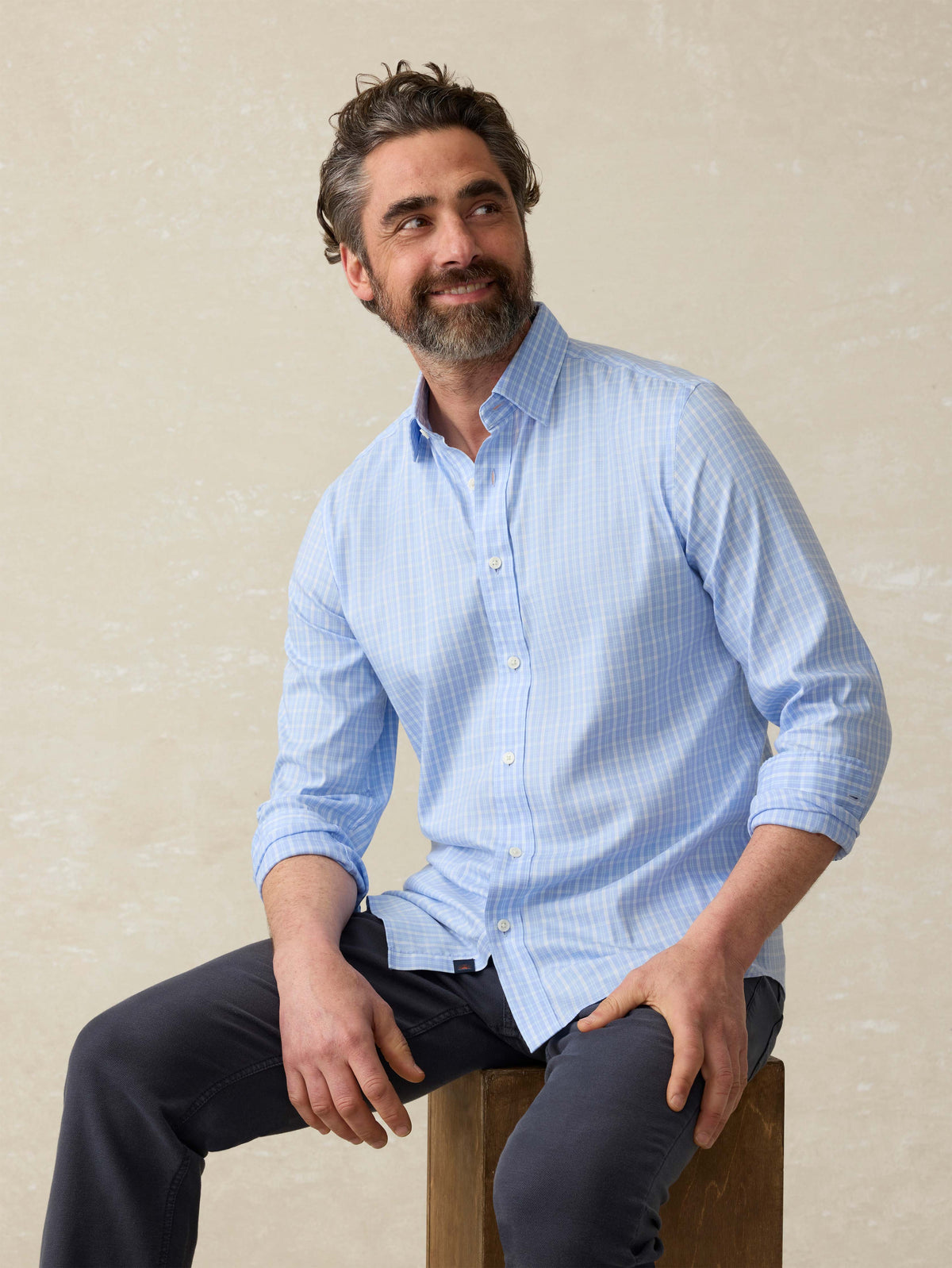 The Movement Shirt - Sky Shore Plaid