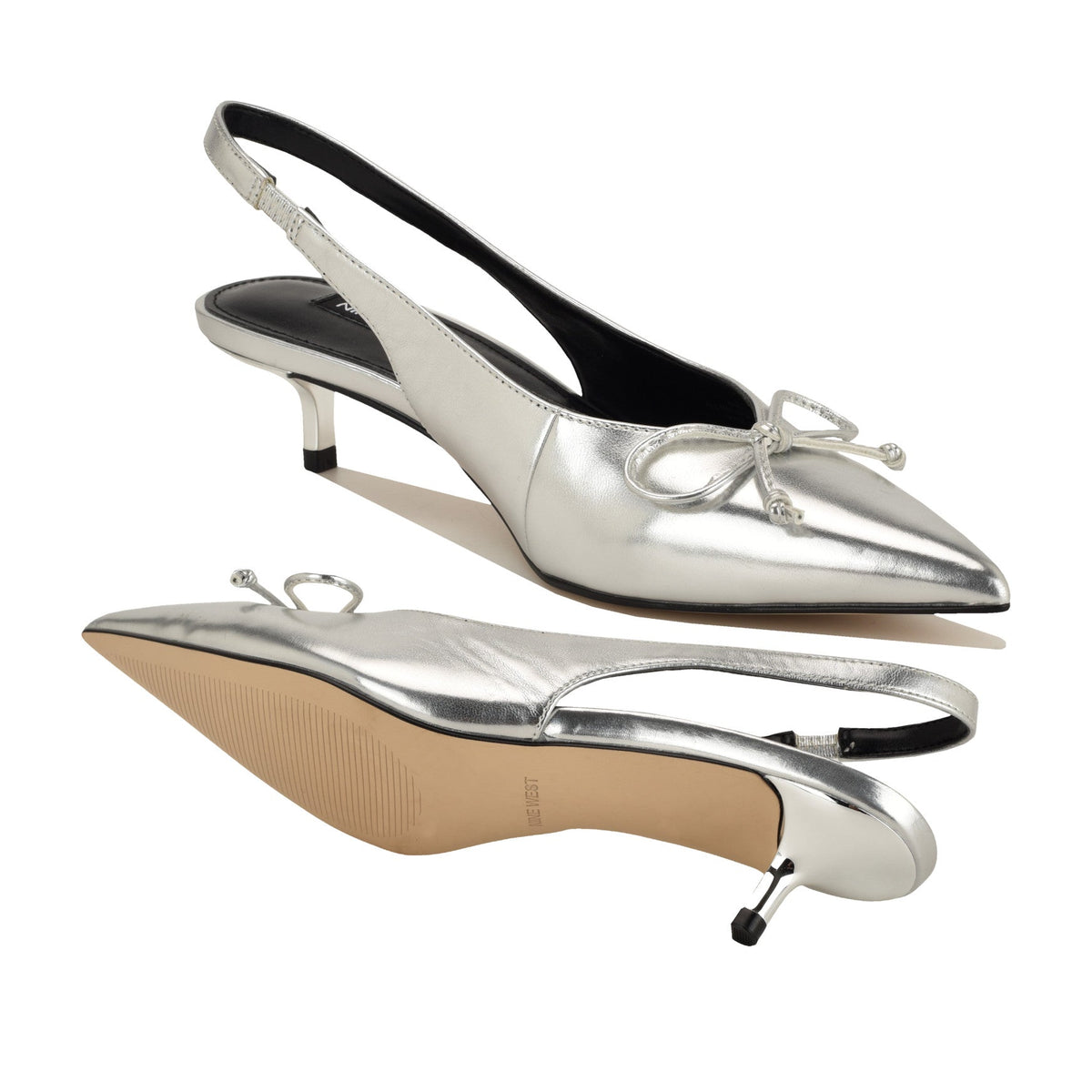Evaa Kitten Heel Slingback Pumps
