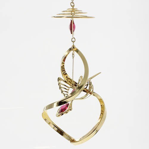 Hummingbird Top Spiral Suncatcher