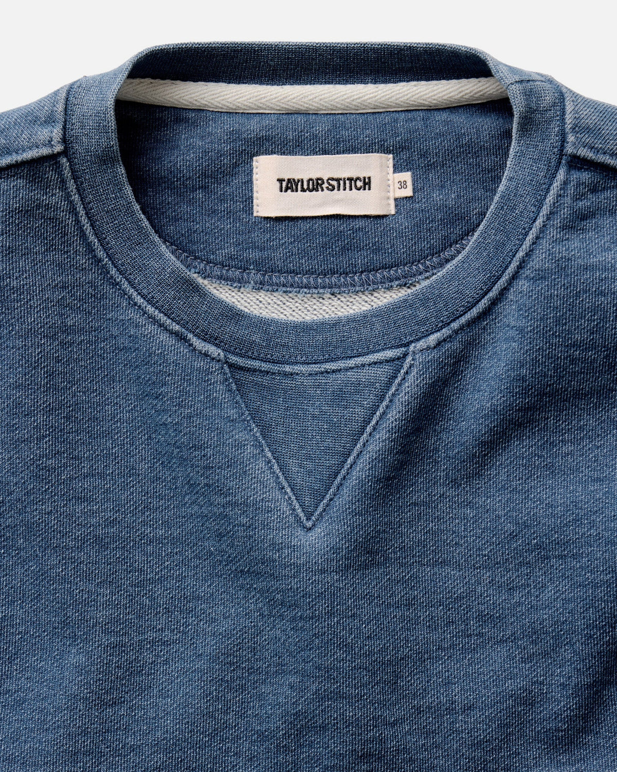 The Sunset Crew in Washed Indigo Terry