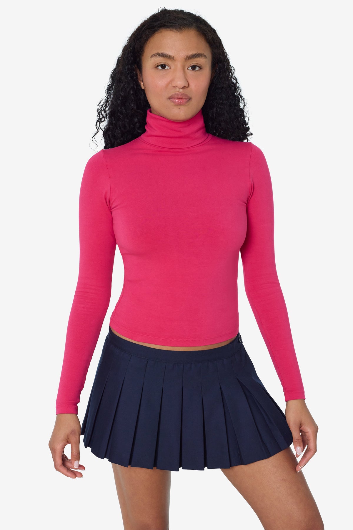 8306GD - Cotton Spandex Garment Dye Turtleneck