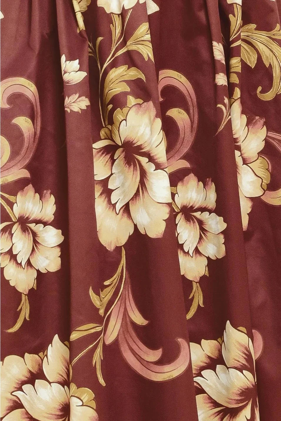 PRINTED WOVEN MIDI DRESS