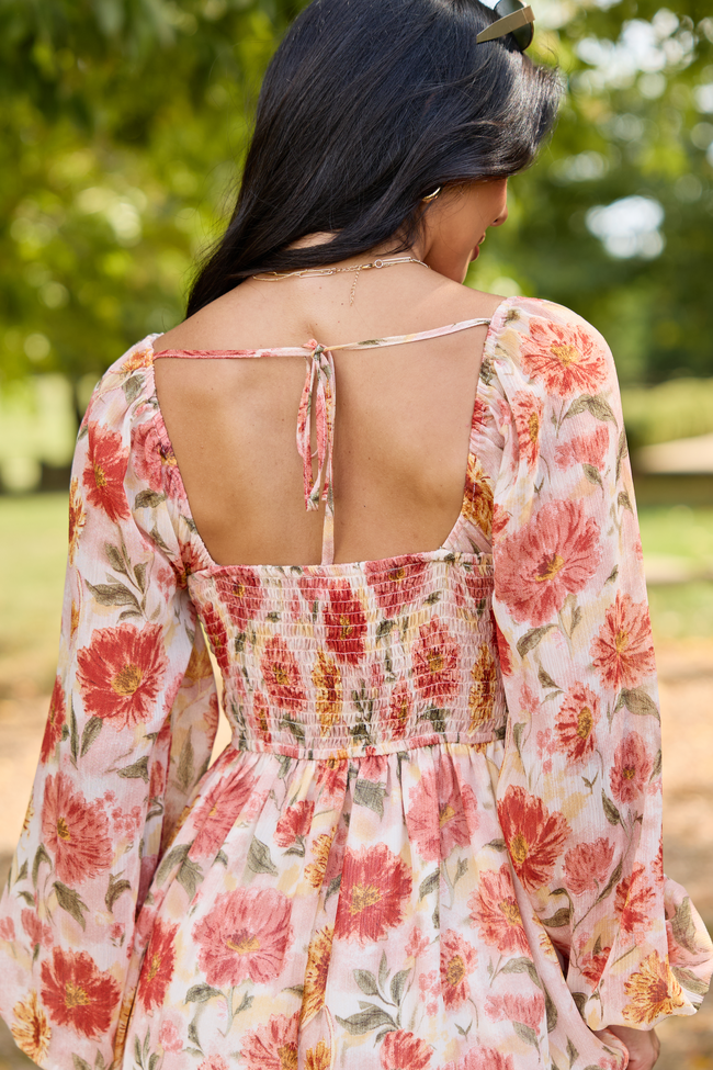 Painted Petals Floral Maxi Dress
