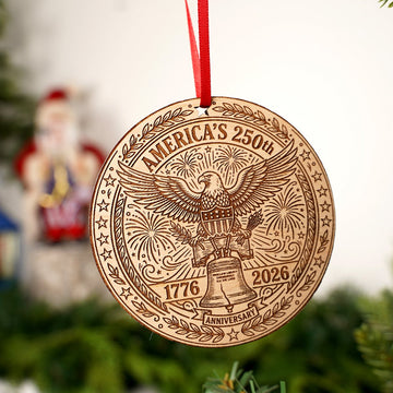 Americas Eagle 250th Ornament