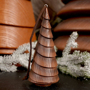 4.7Inch Dark Brown Tree Ornament