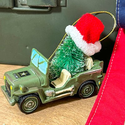 US Army Jeep Ornament