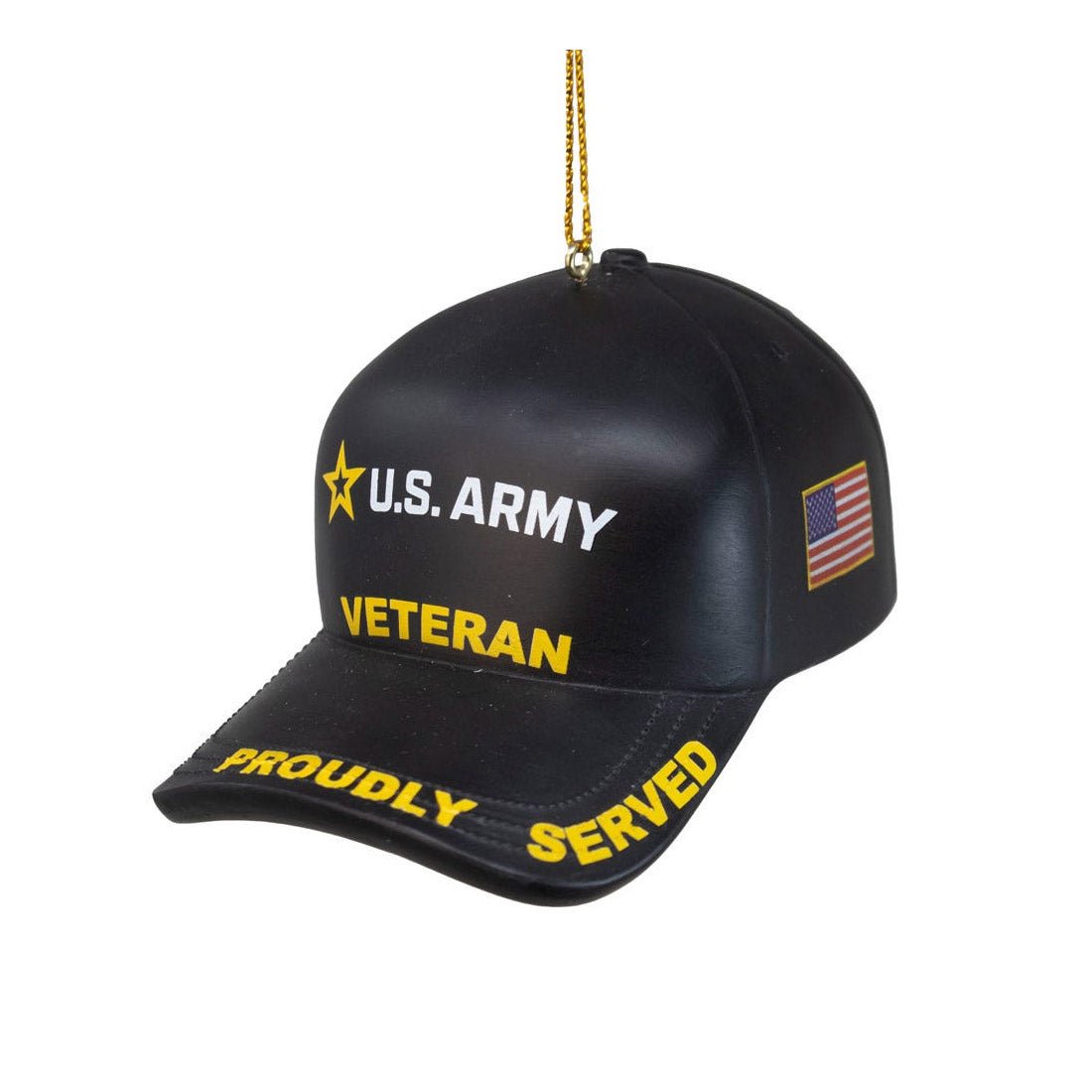 US Army Veteran Cap Ornament