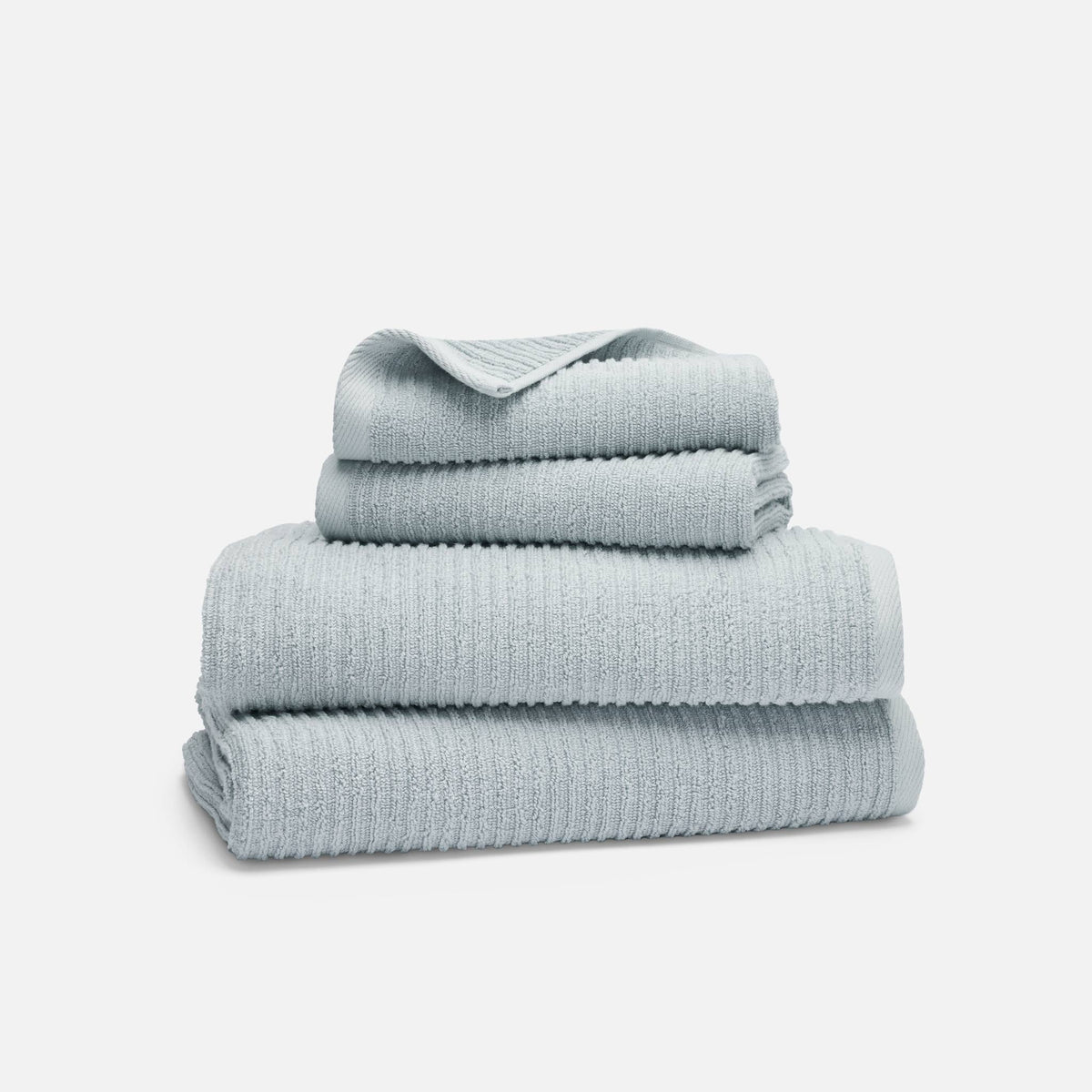 Ribbed Cotton TENCEL™ Bath Towel Bundle