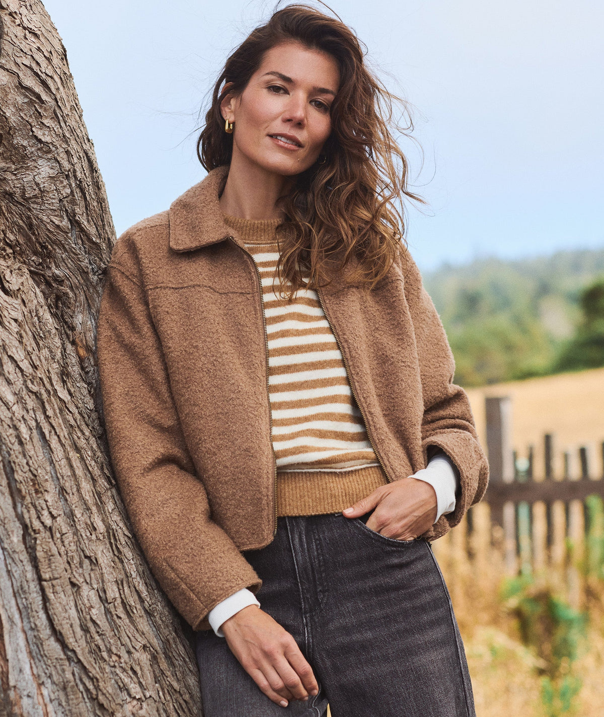 Sloane Boucle Crop Jacket