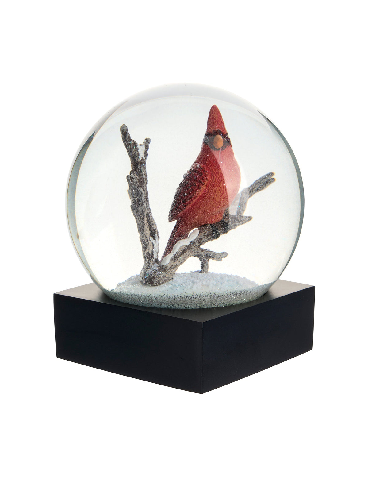 Cardinal Singing Snow Globe