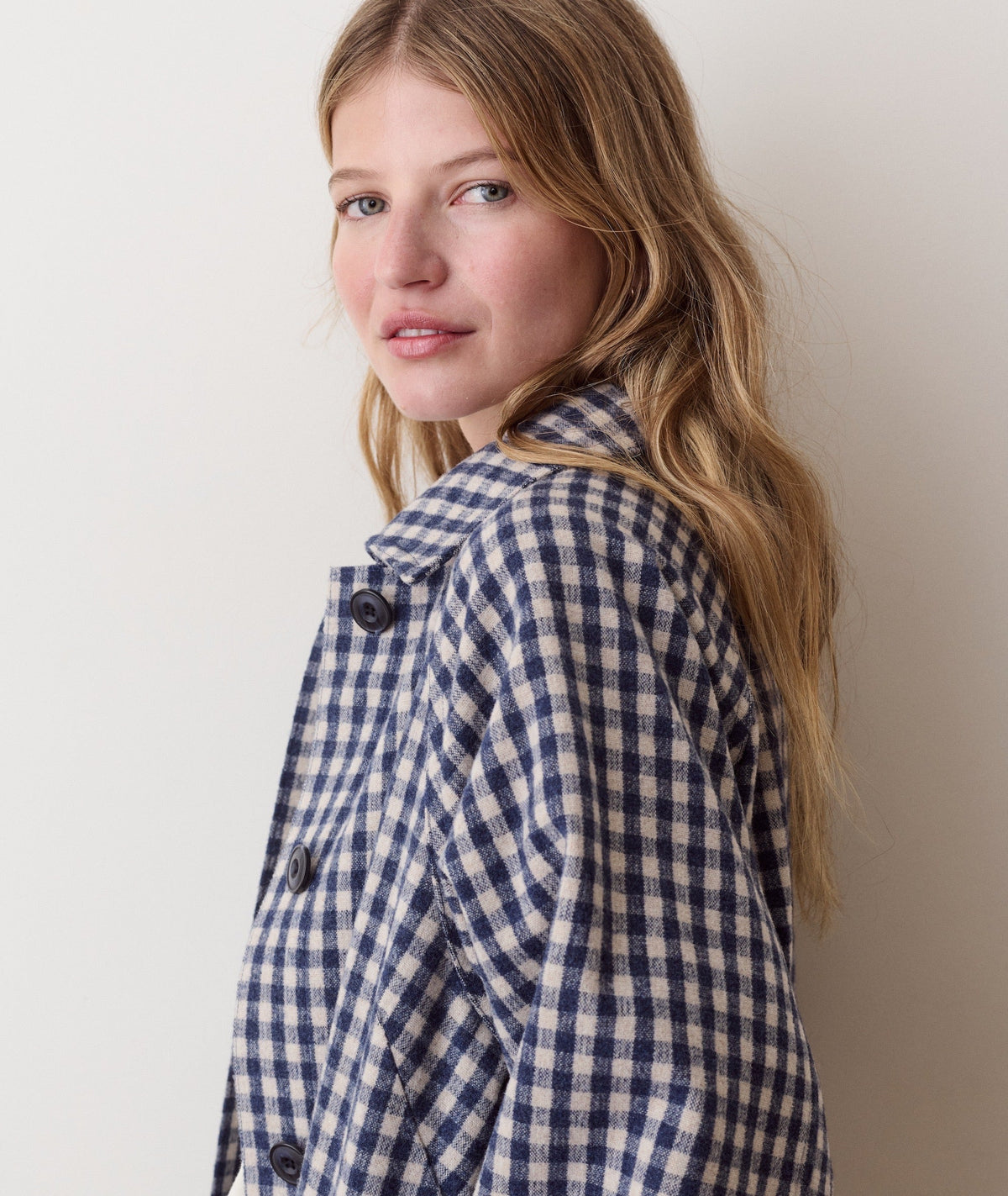 Hayes Houndstooth Trench Coat