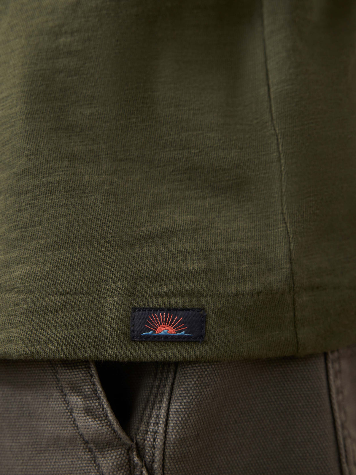 Sunwashed Regenerative Tee - Fall Evergreen