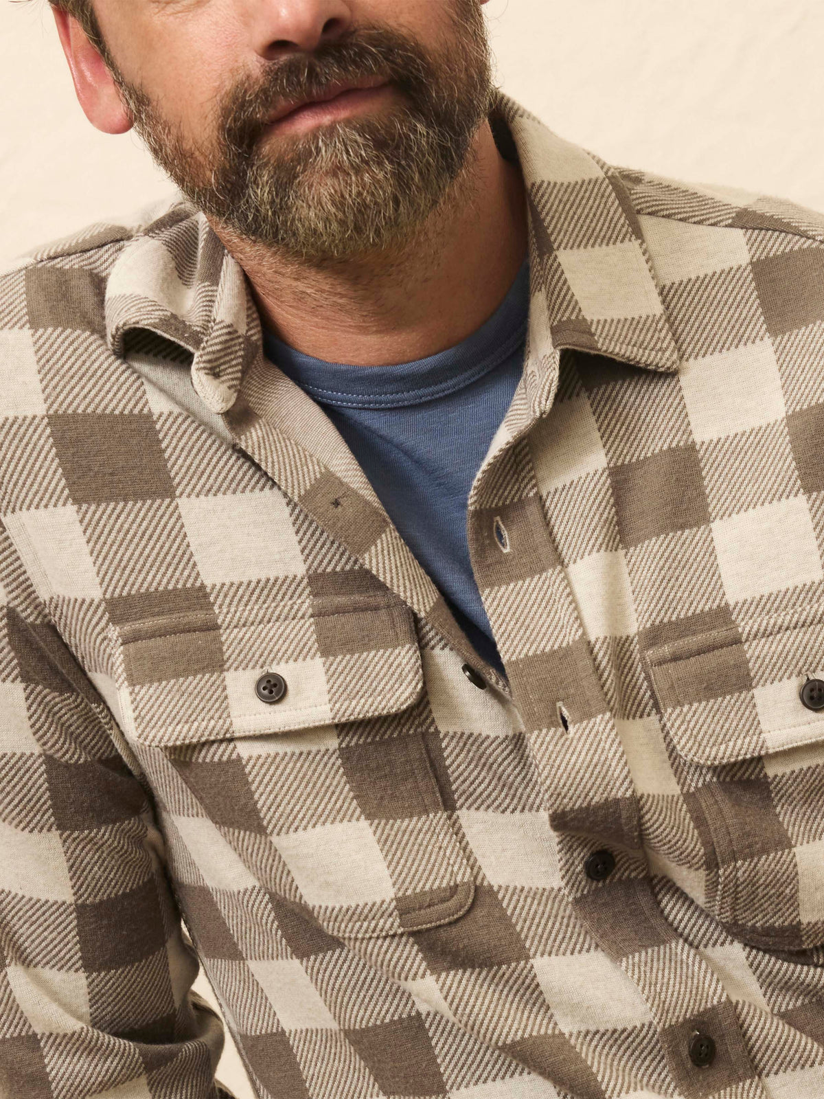 Legend Sweater Shirt - Brown Oat Buffalo