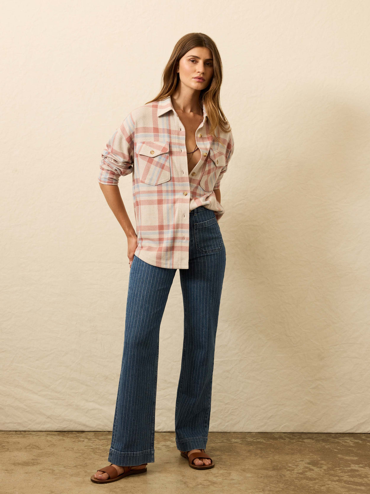 Legend Sweater Overshirt - Lakeside Plaid