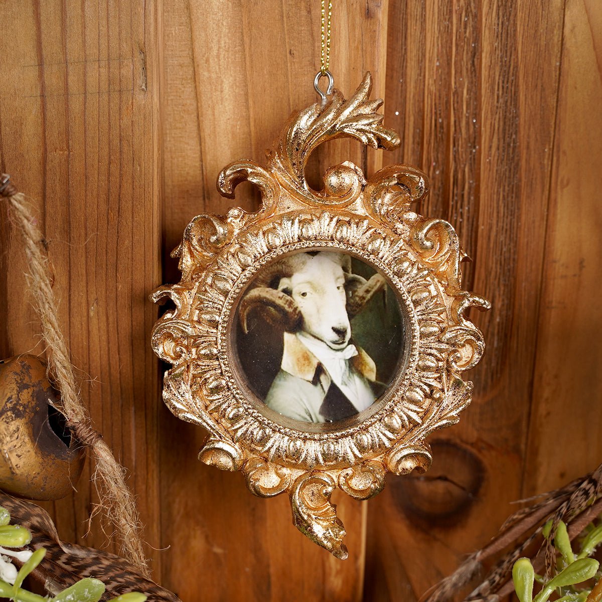 5Inch Baroque Gold Frame Ornament
