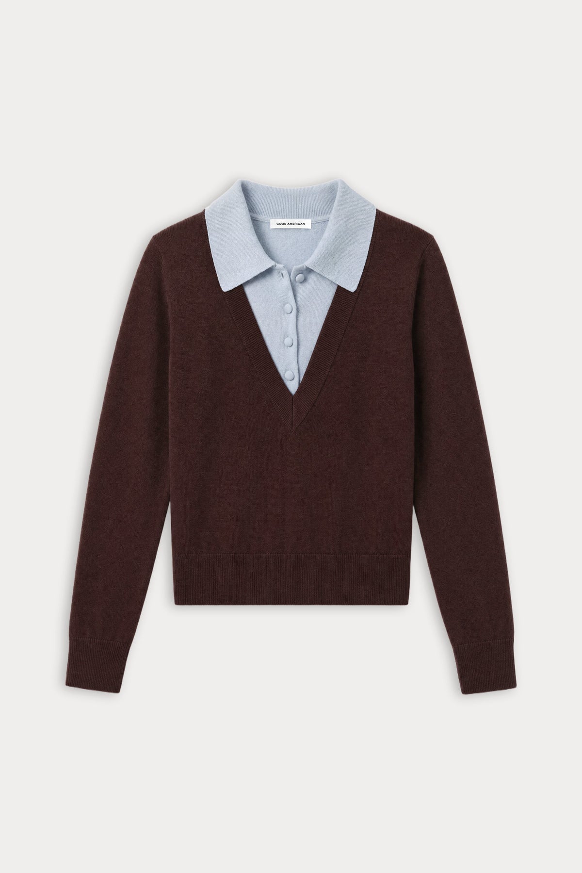 THE TWO IN ONE SWEATER | MOCHA WITH SKY