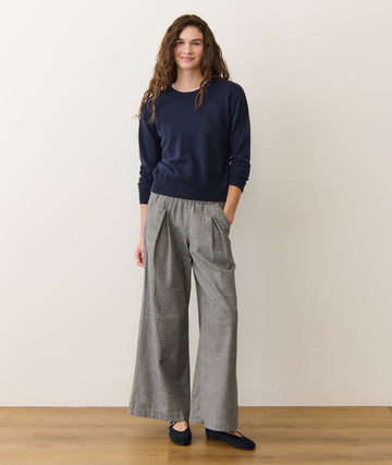 Allison Pleated Wide Leg Trouser
