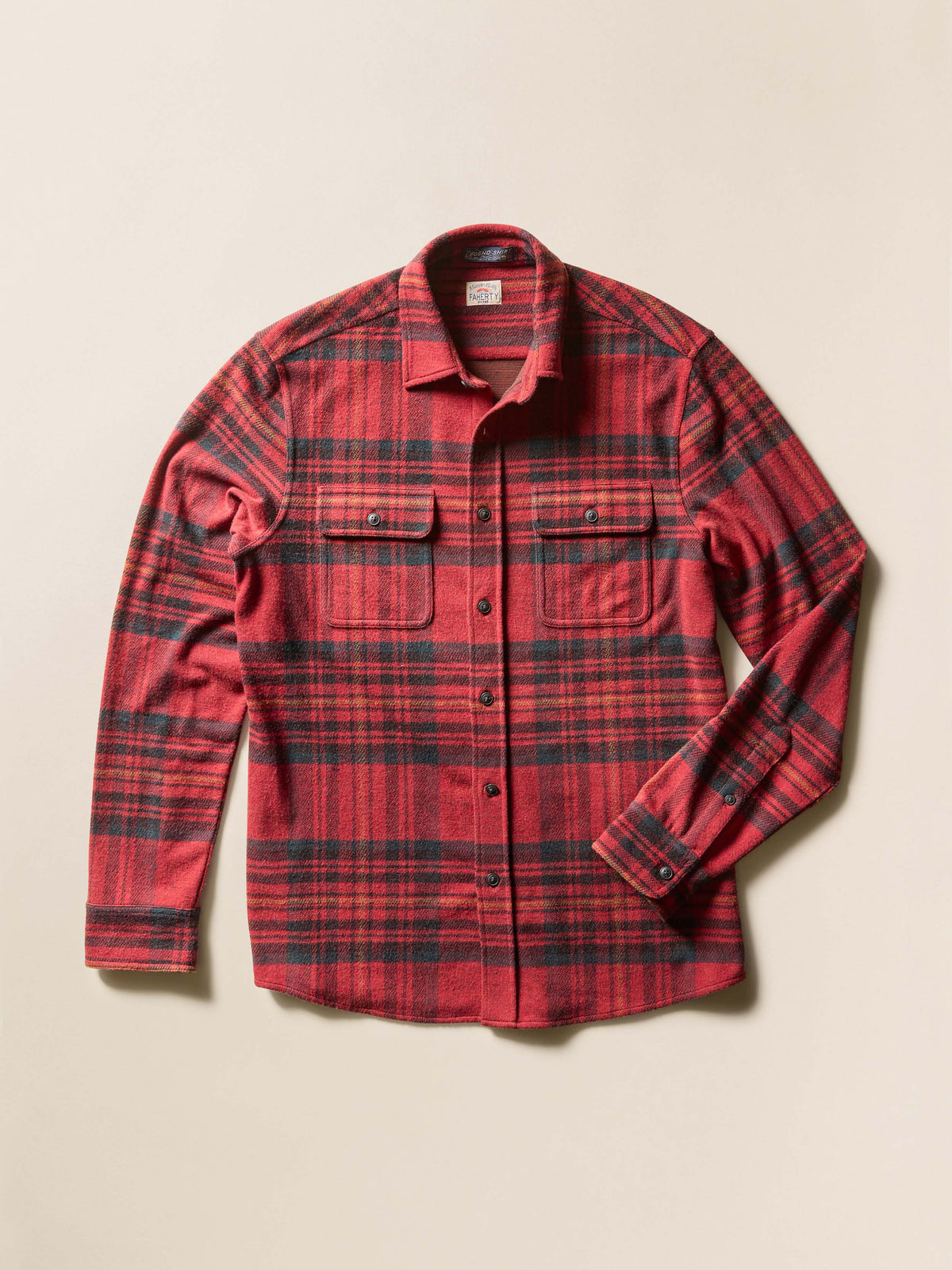Legend Sweater Shirt - Red Cedar Plaid