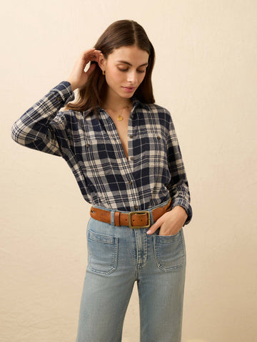 Legend Sweater Shirt - Sapphire Lake Plaid
