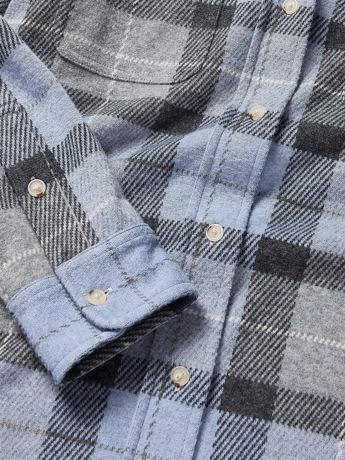 Legend Sweater Shirt - True North Plaid