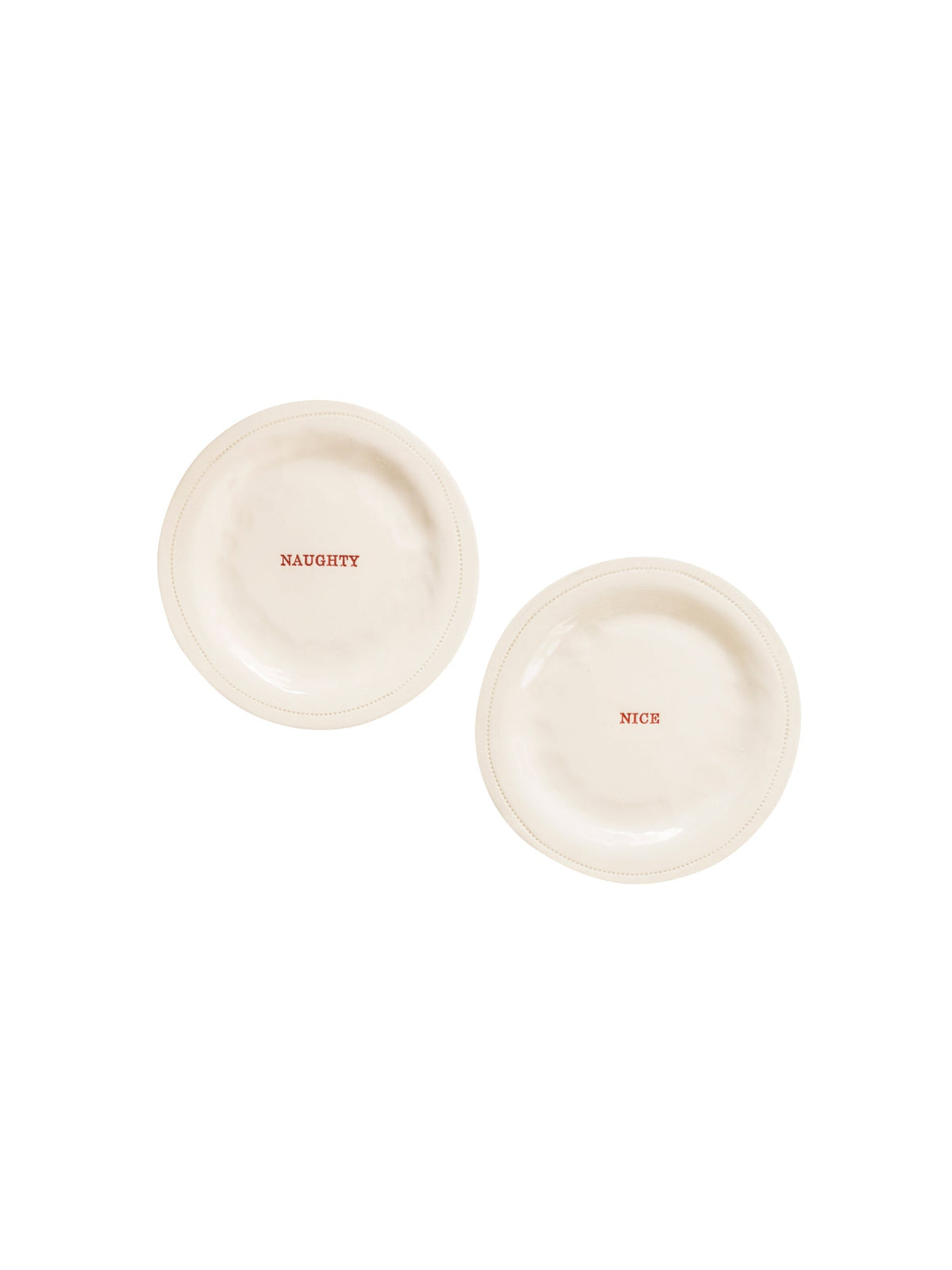 Naughty & Nice CanapŽ Plates