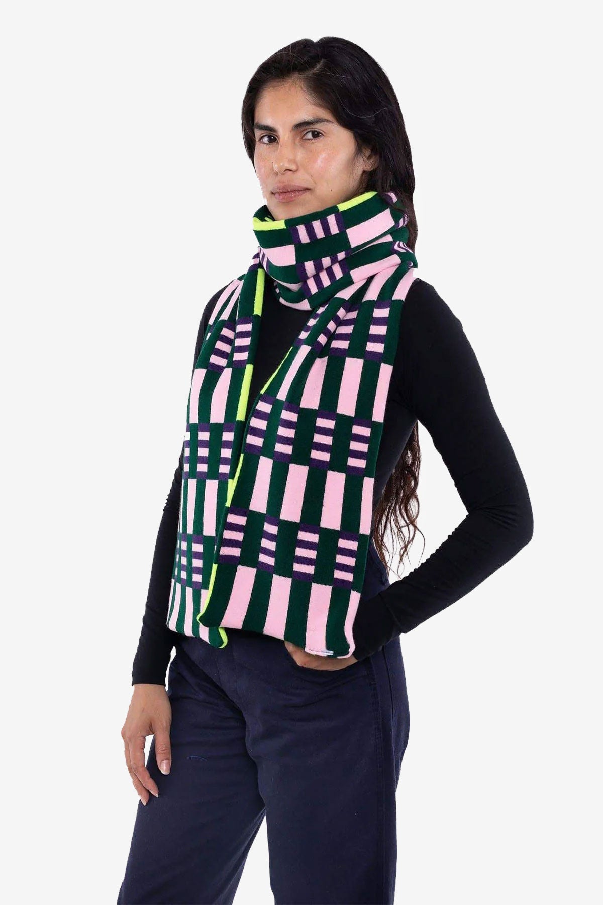 JQSCARF21 - Misaligned Stripe Scarf
