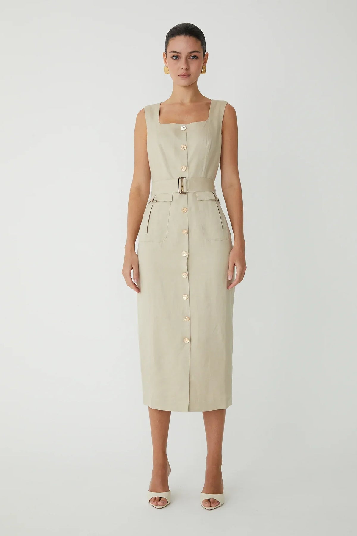 SONNA LONG DRESS WITH BELT