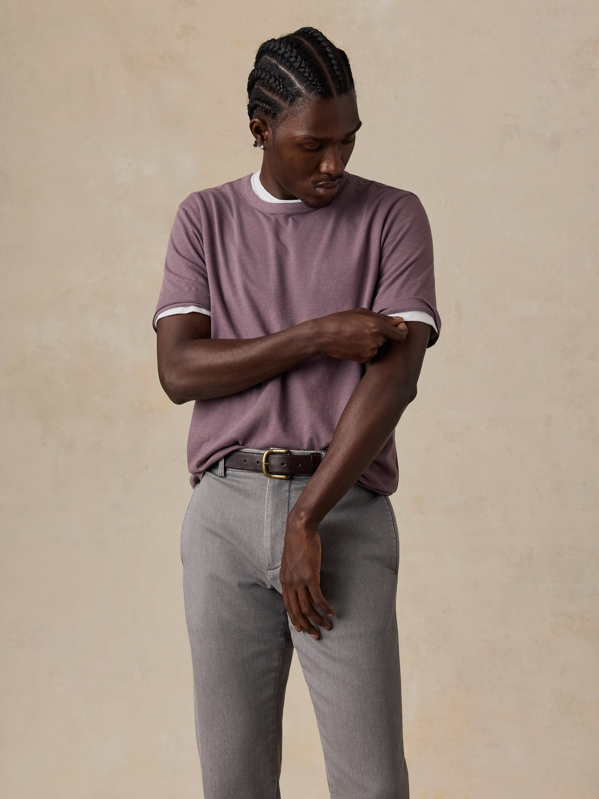 Sunwashed Regenerative Tee - Lilac Twilight