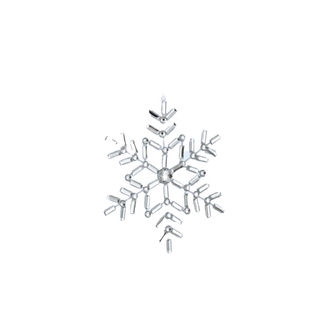 Jewel Glitter Snowflake Ornament