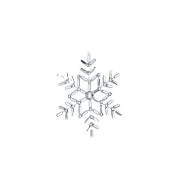 Jewel Glitter Snowflake Ornament
