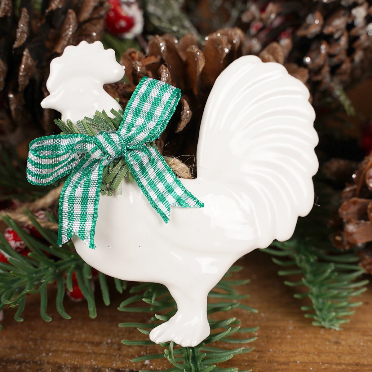 Farm Animals With Bow Ornament 3 Styles