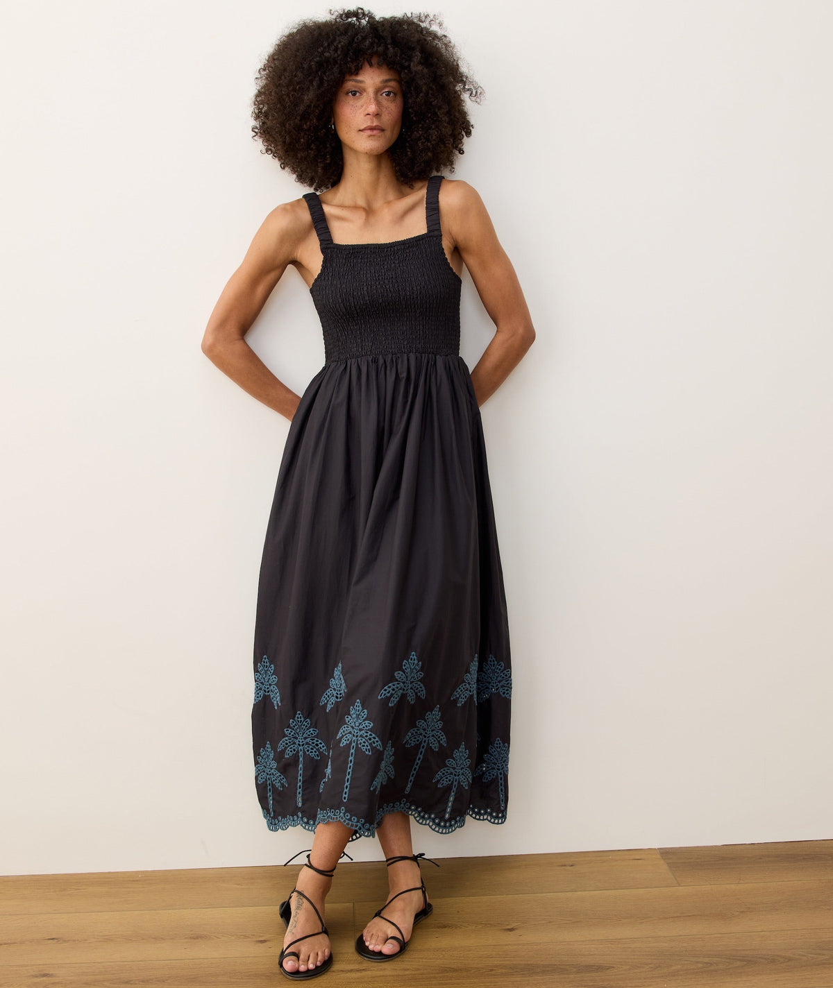 Selene Eyelet Maxi Dress
