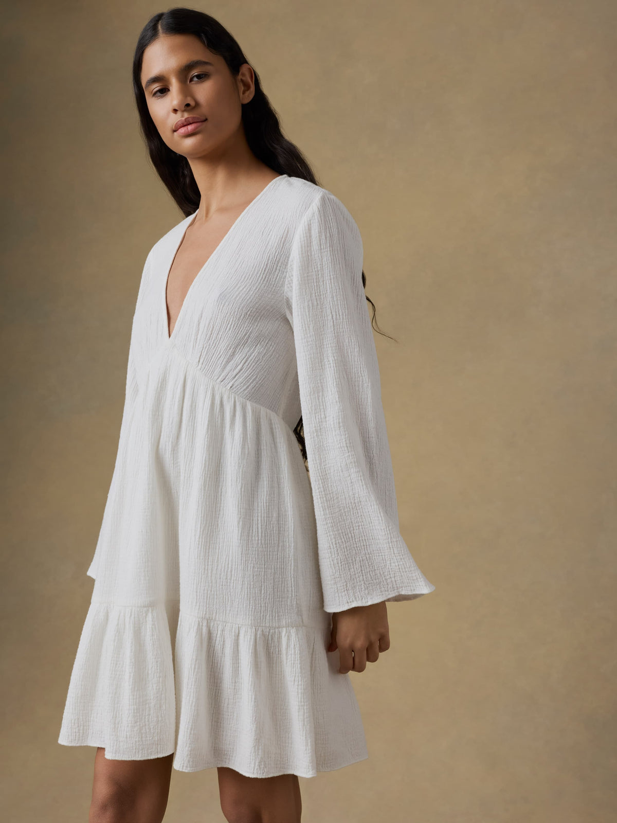 Dune Cotton Gauze Oceana Dress - White