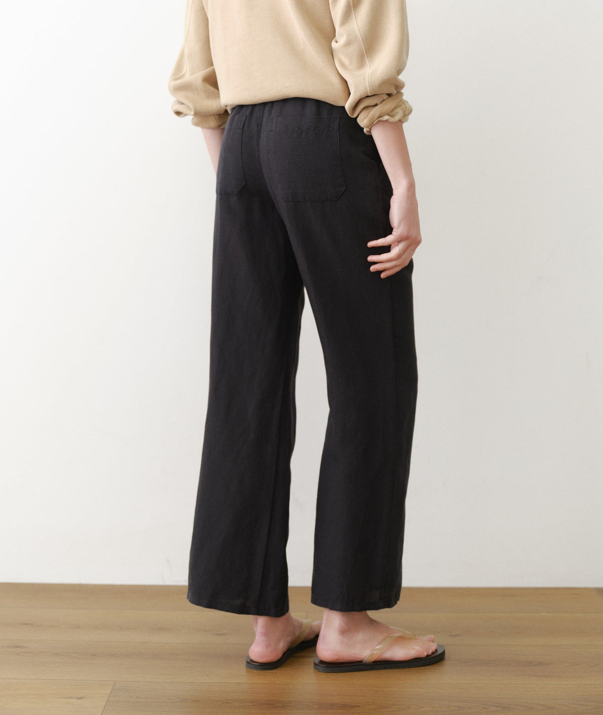 Linen Drawstring Pant