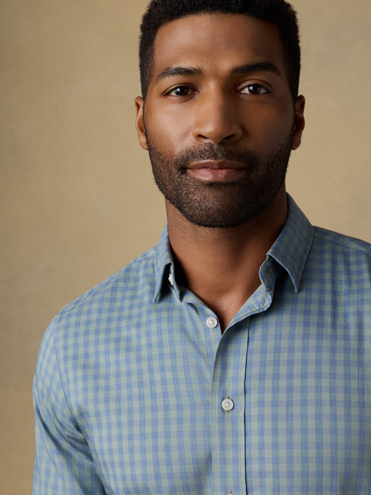 The Movement Shirt - Sage Marine Gingham