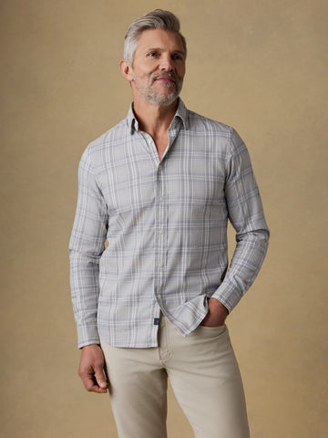 The Movement Shirt - Grey Cloud Plaid