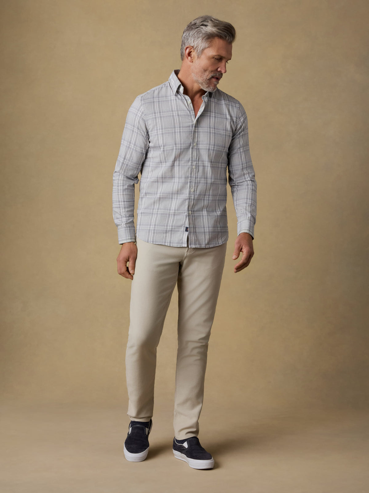 The Movement Shirt - Grey Cloud Plaid