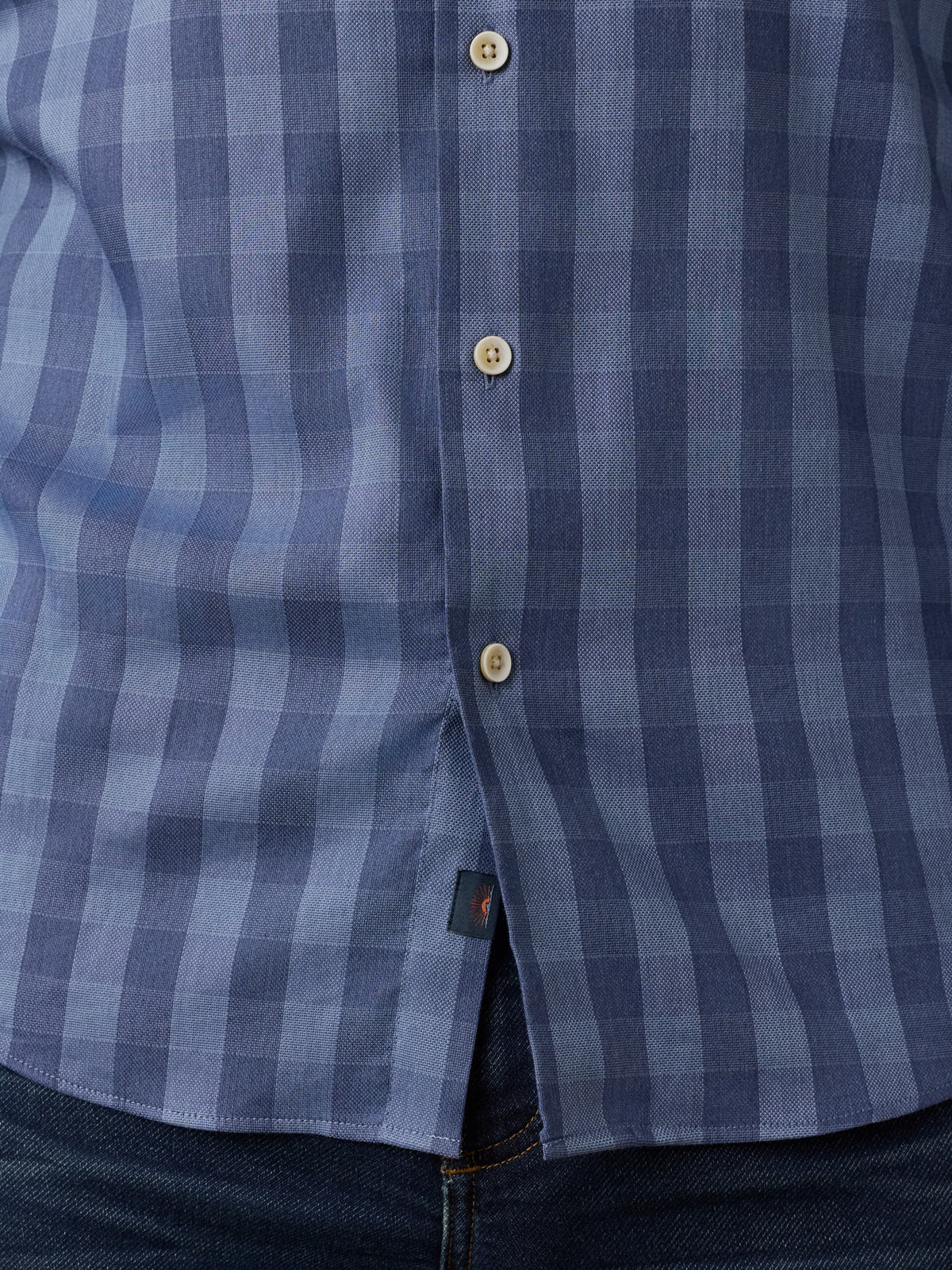 Movement Monterey Shirt - Navy Tide Check