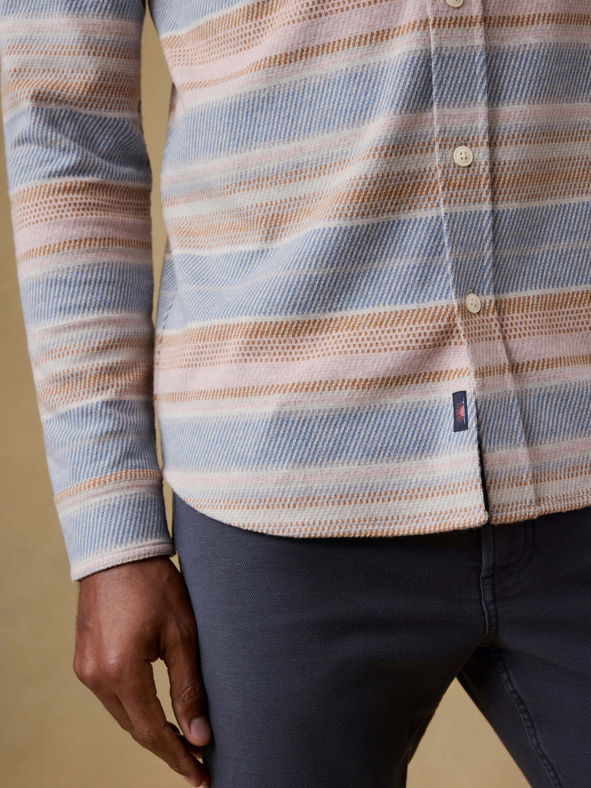 Legend Sweater Shirt - Isle Breeze Stripe